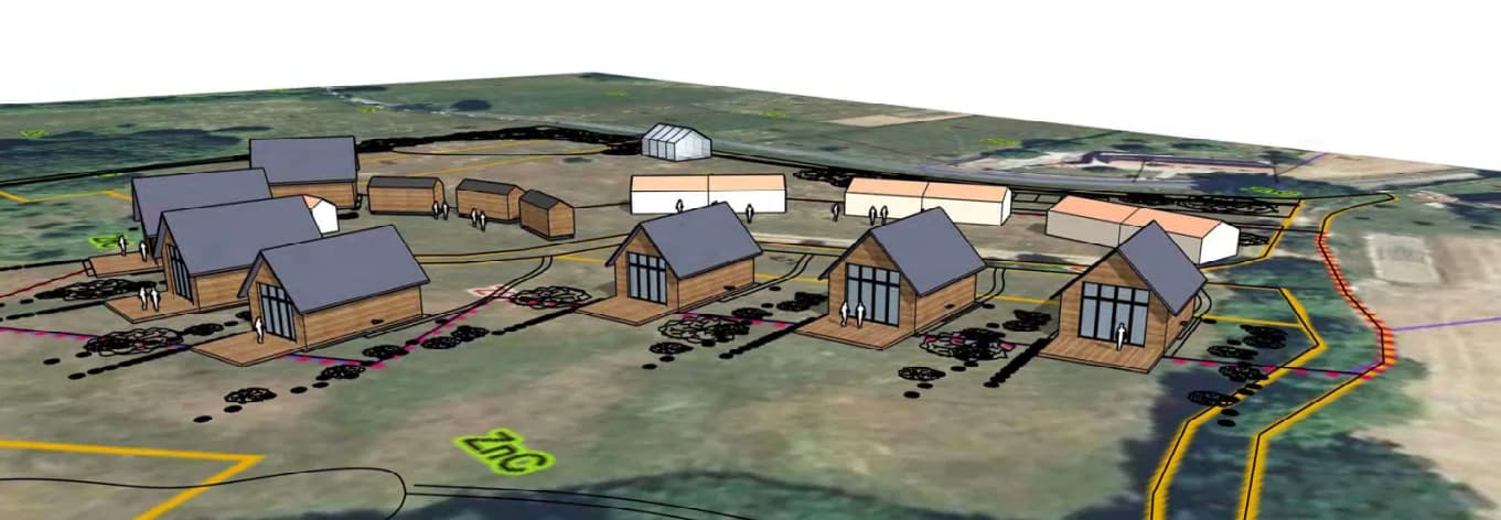 Écohameau de Goulème, Concorès (Lot) — vue 1