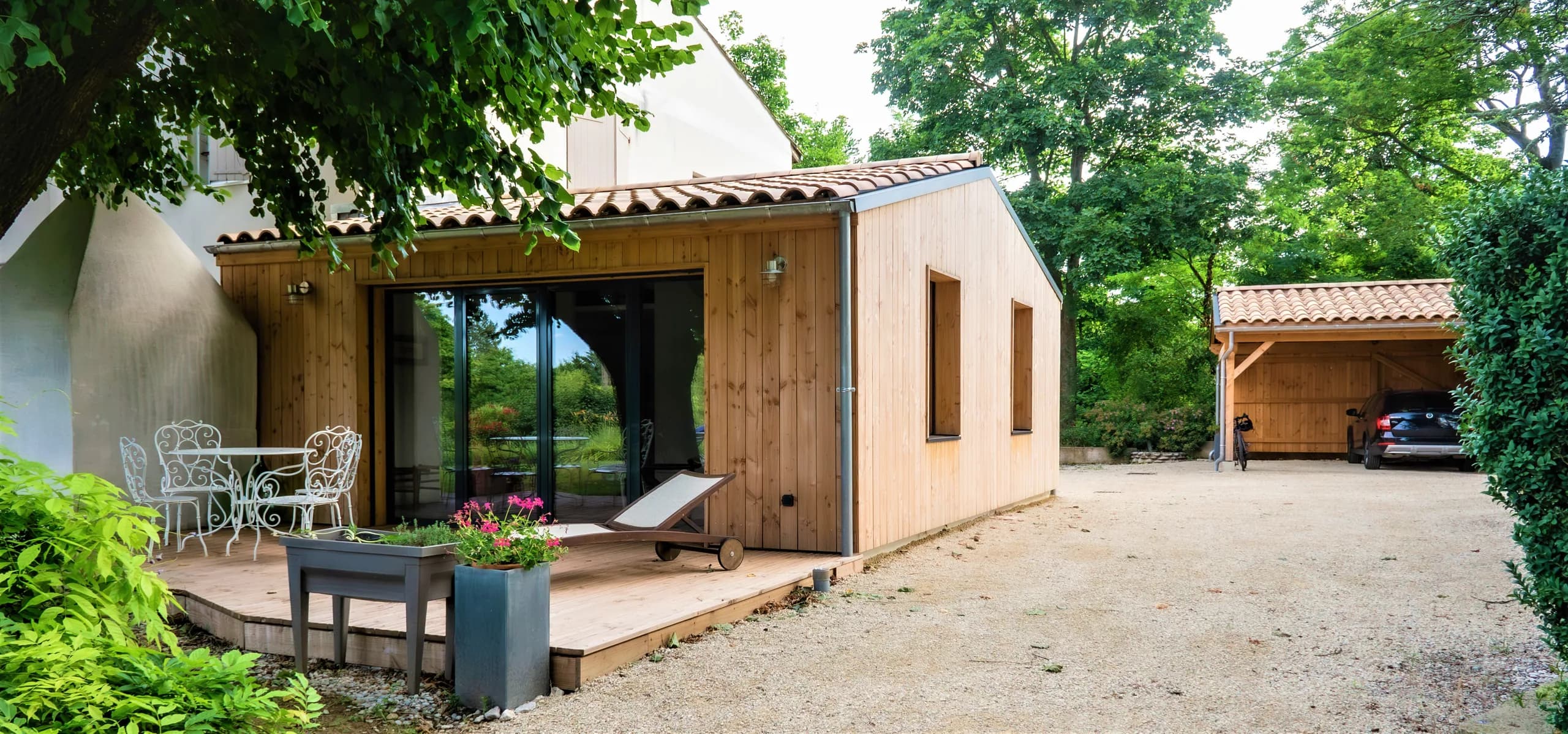 Extension à Crest, Drôme — vue 1