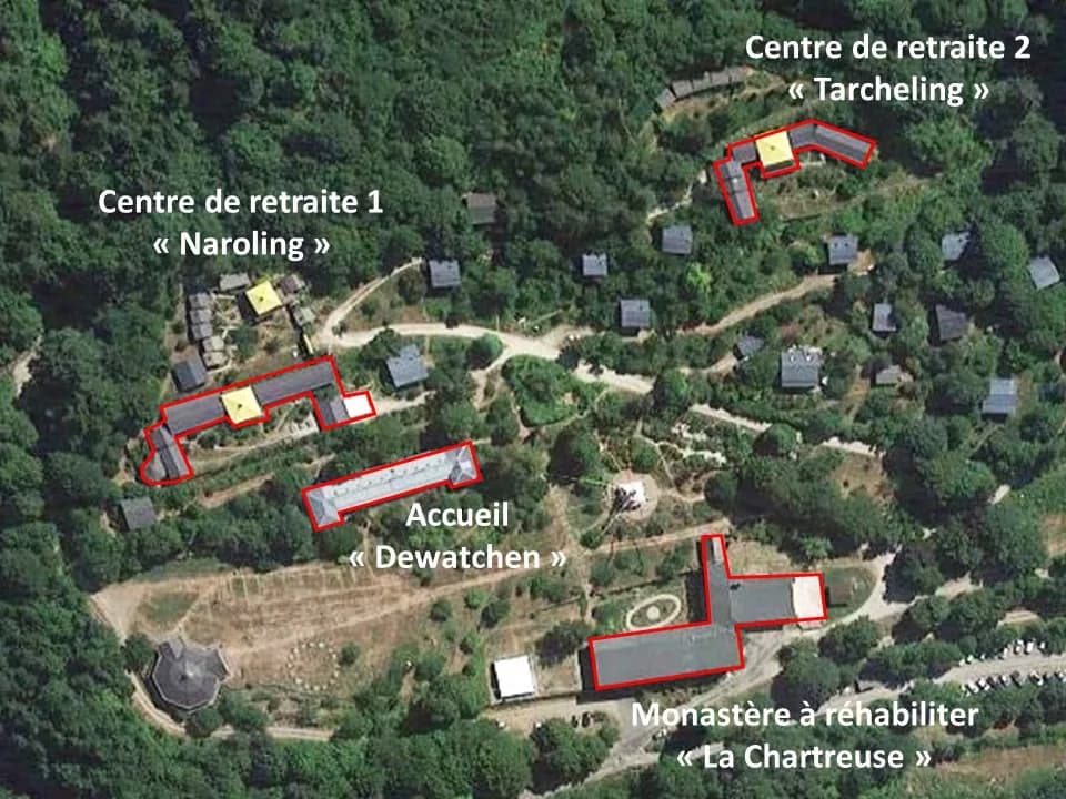 Karma Ling, écosite d'Avallon, Savoie — vue 2