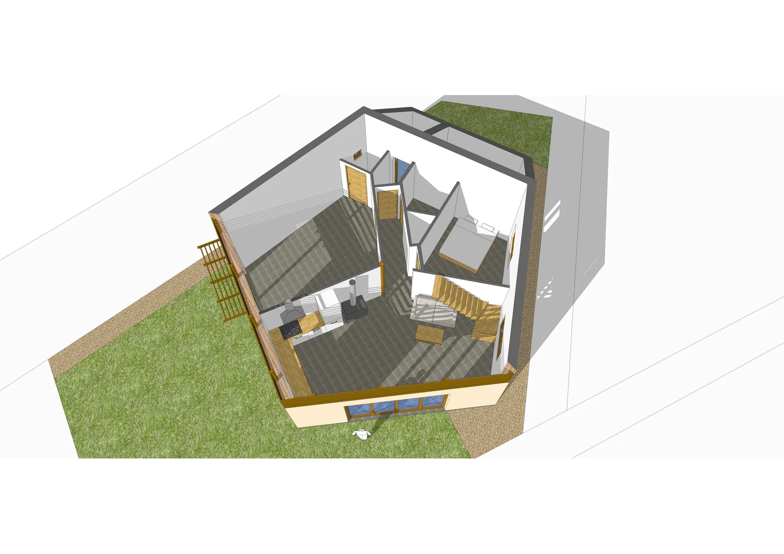 Maison Pentagone, Pontgouin (Eure-et-Loir) — vue 4