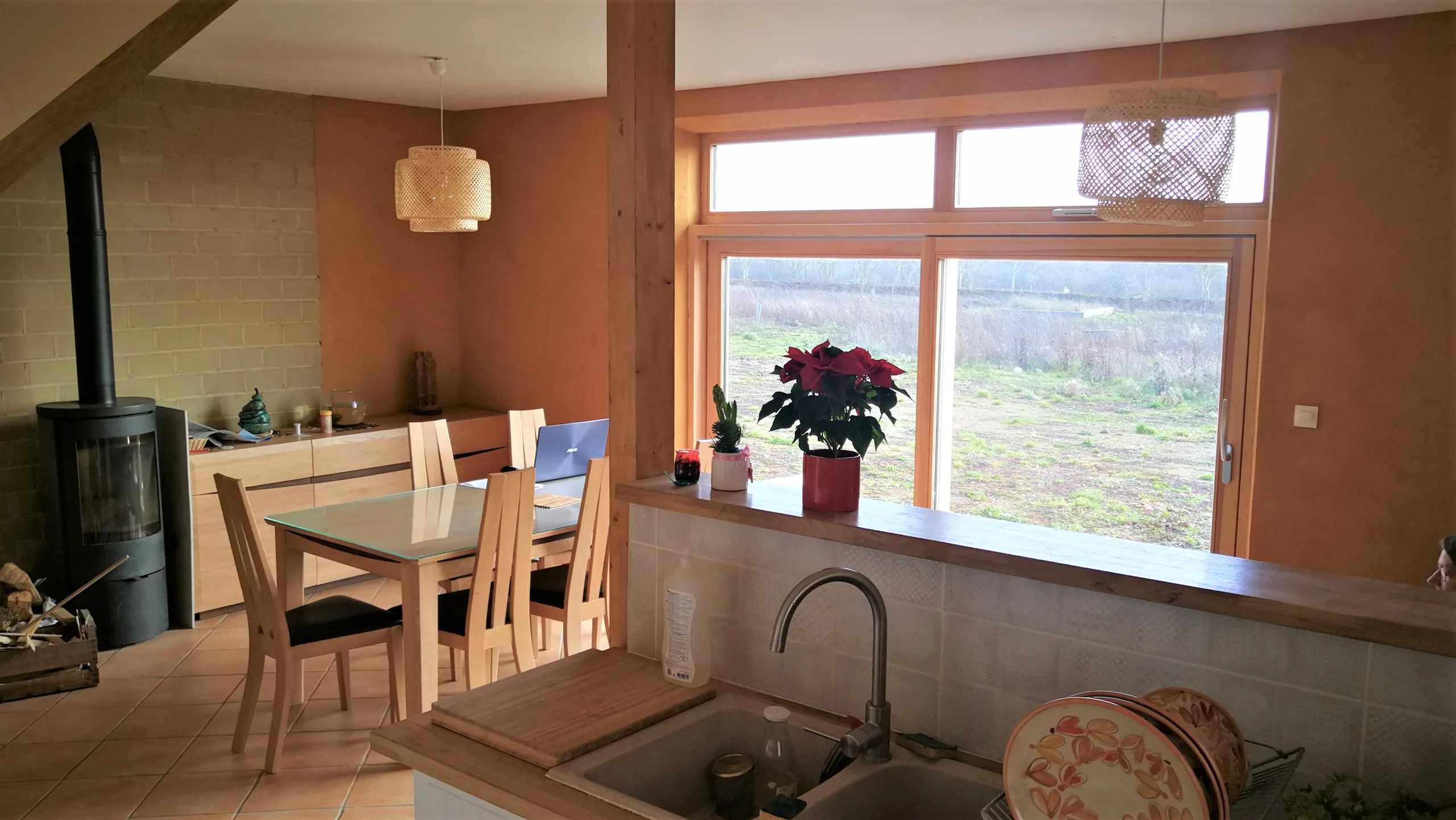Trois maisons paille de l'écohameau du Plessis, Pontgouin (Eure-et-Loir) — vue 5